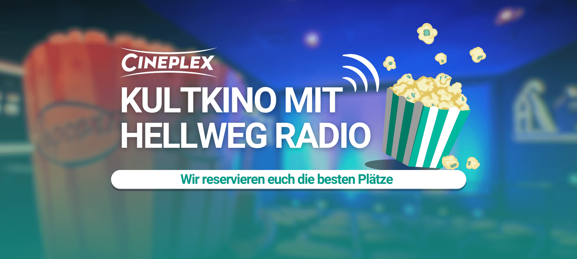 Hellweg Radio lädt dich ins Cineplex ein!