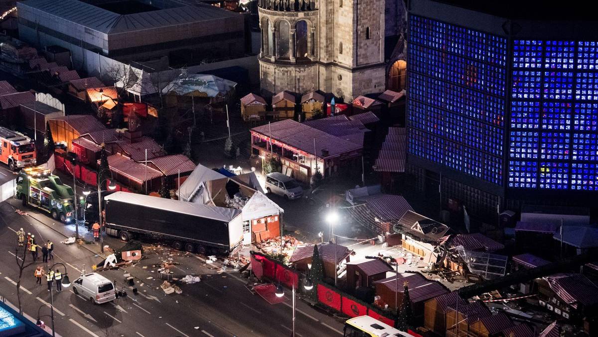 Anschlag auf Berliner Weihnachtsmarkt. 