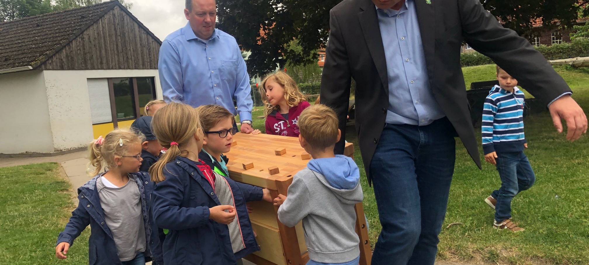 Bauwagen für Kindergarten in Neuengeseke