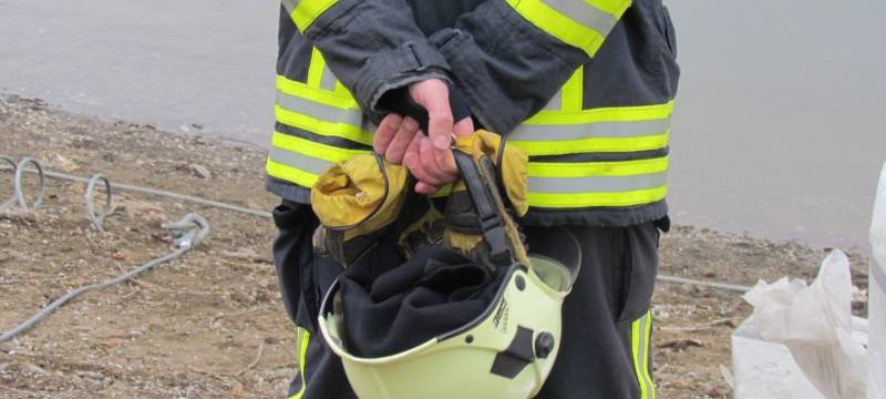 Mit Gülle gegen das Feuer