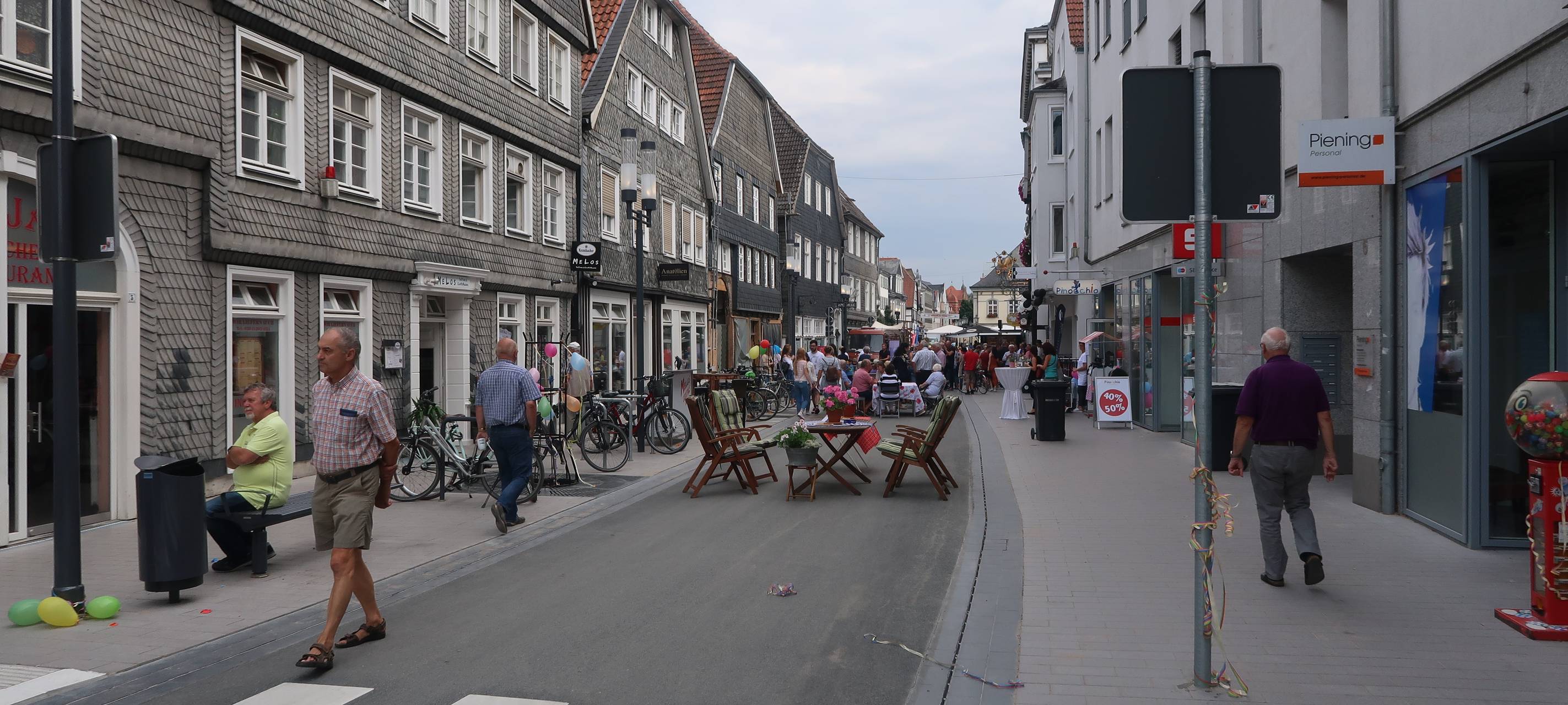 Lange Straße in Lippstadt wieder frei
