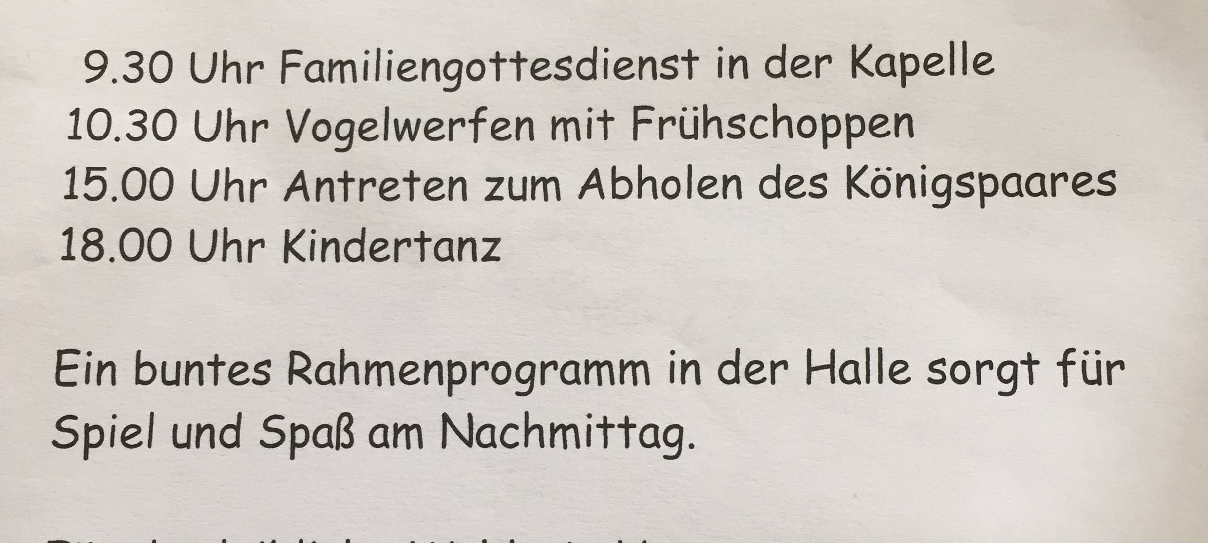 Kinderschützenfest Hewingsen