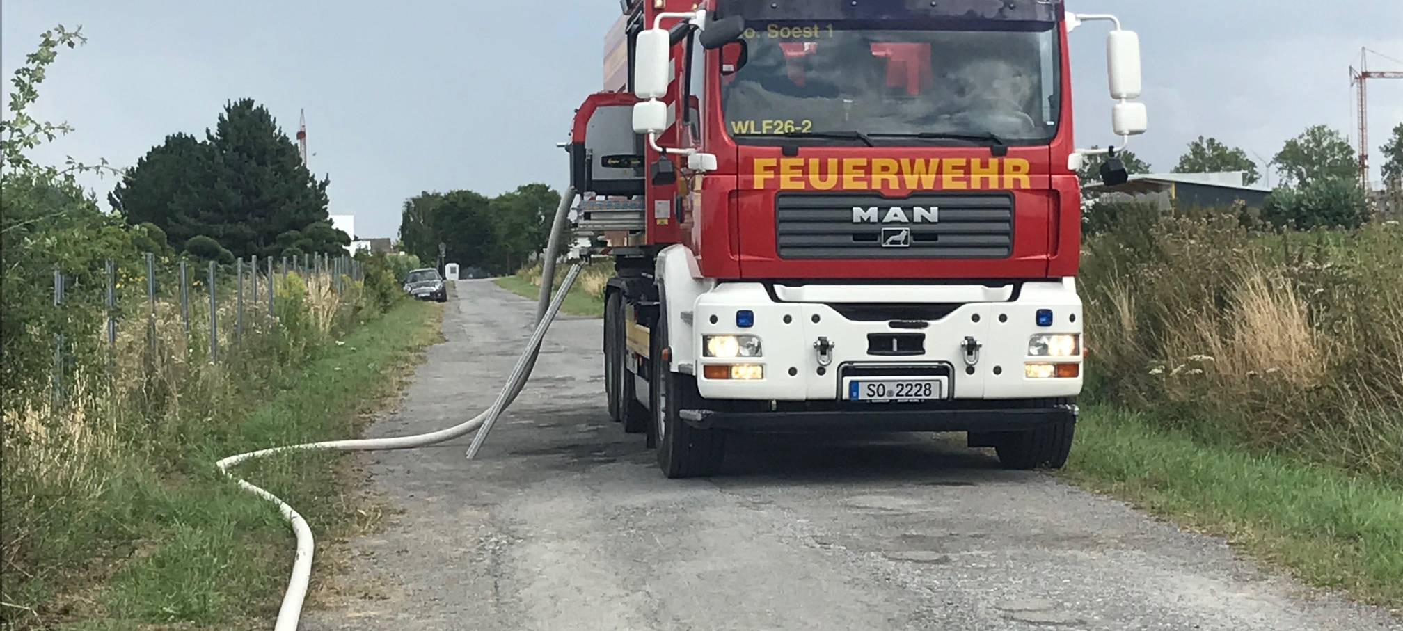 Heckenbrand in Soest