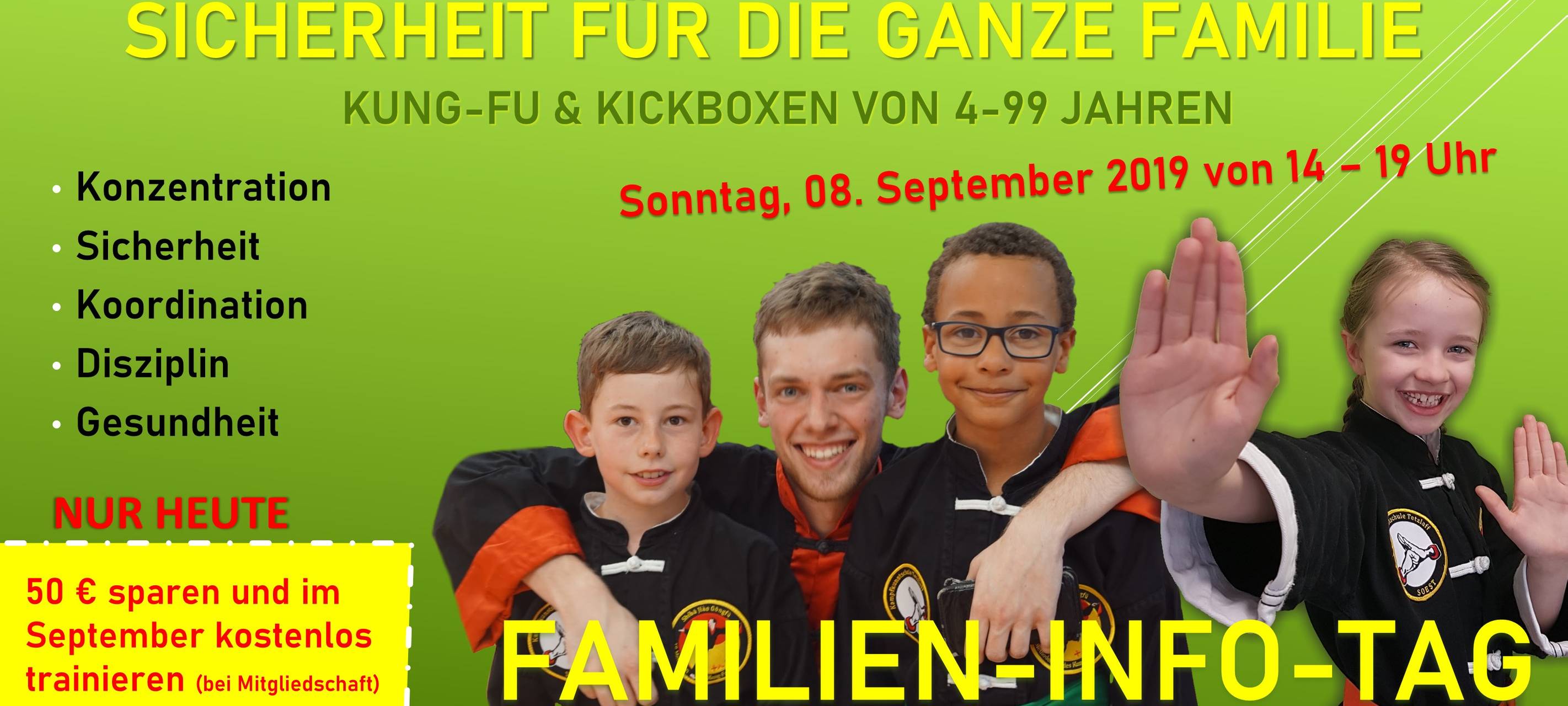 Familien-Info-Tag für alle Altersklassen
