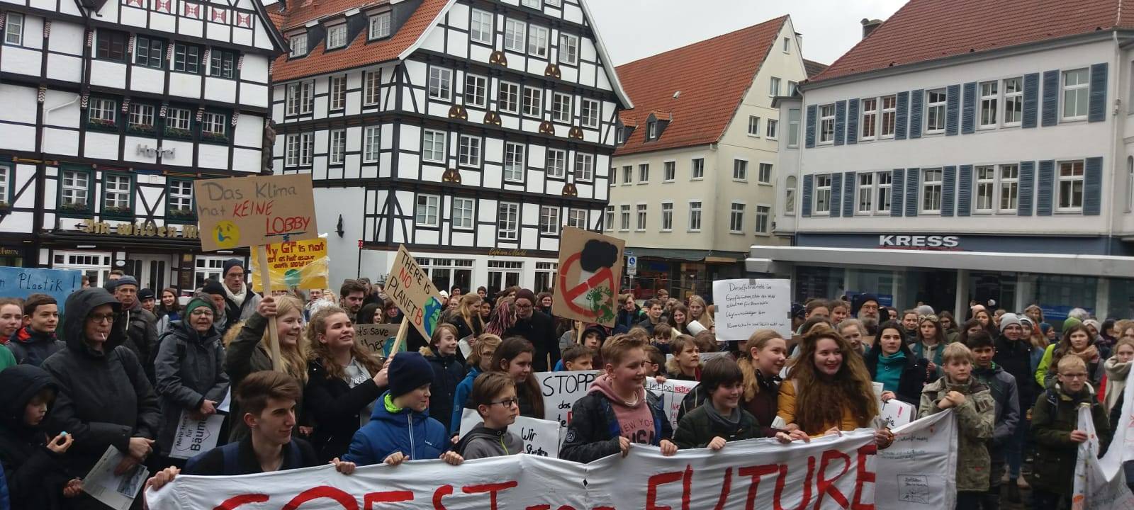 Statt zu Fuß mit dem Rad - Fridays for Future