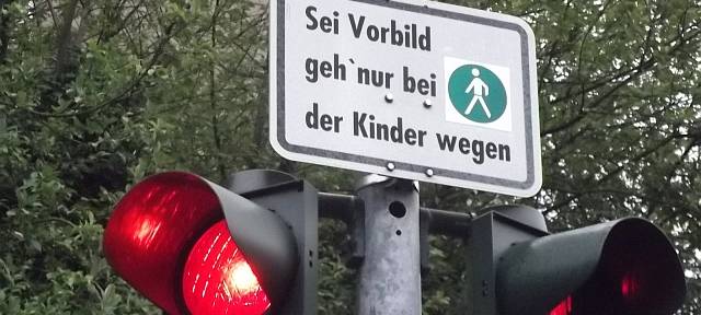 Noch einmal den Schulweg üben