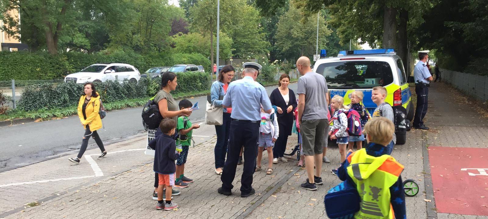 Schulwegaktion der Polizei