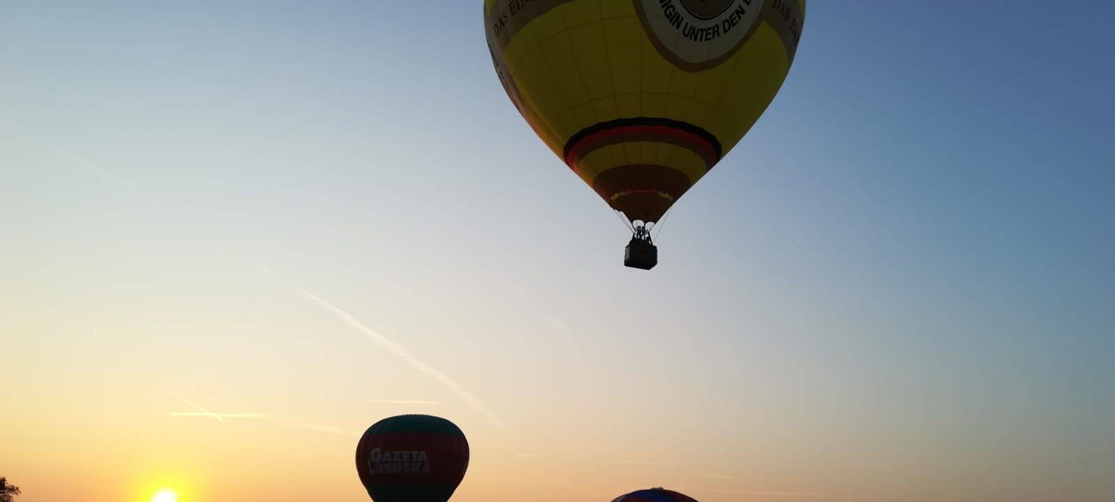 Abendstart bei der Montgolfiade