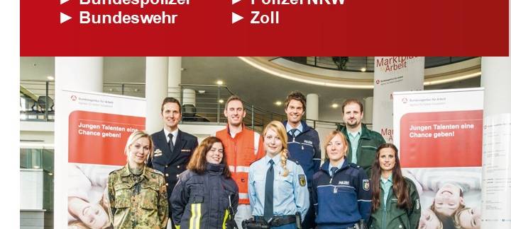 Berufe in Uniform bei Bund und Land