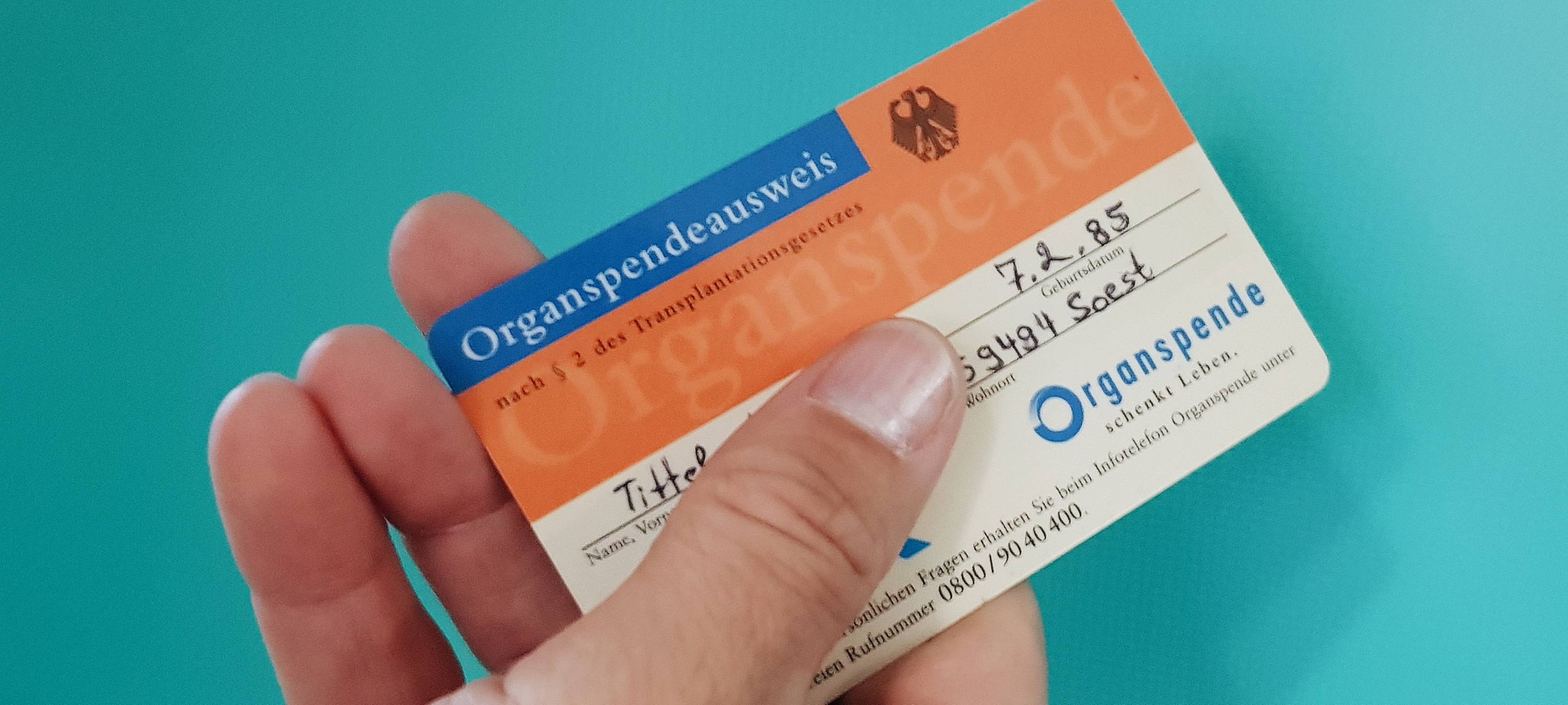 Organspende-Aktion in Soest