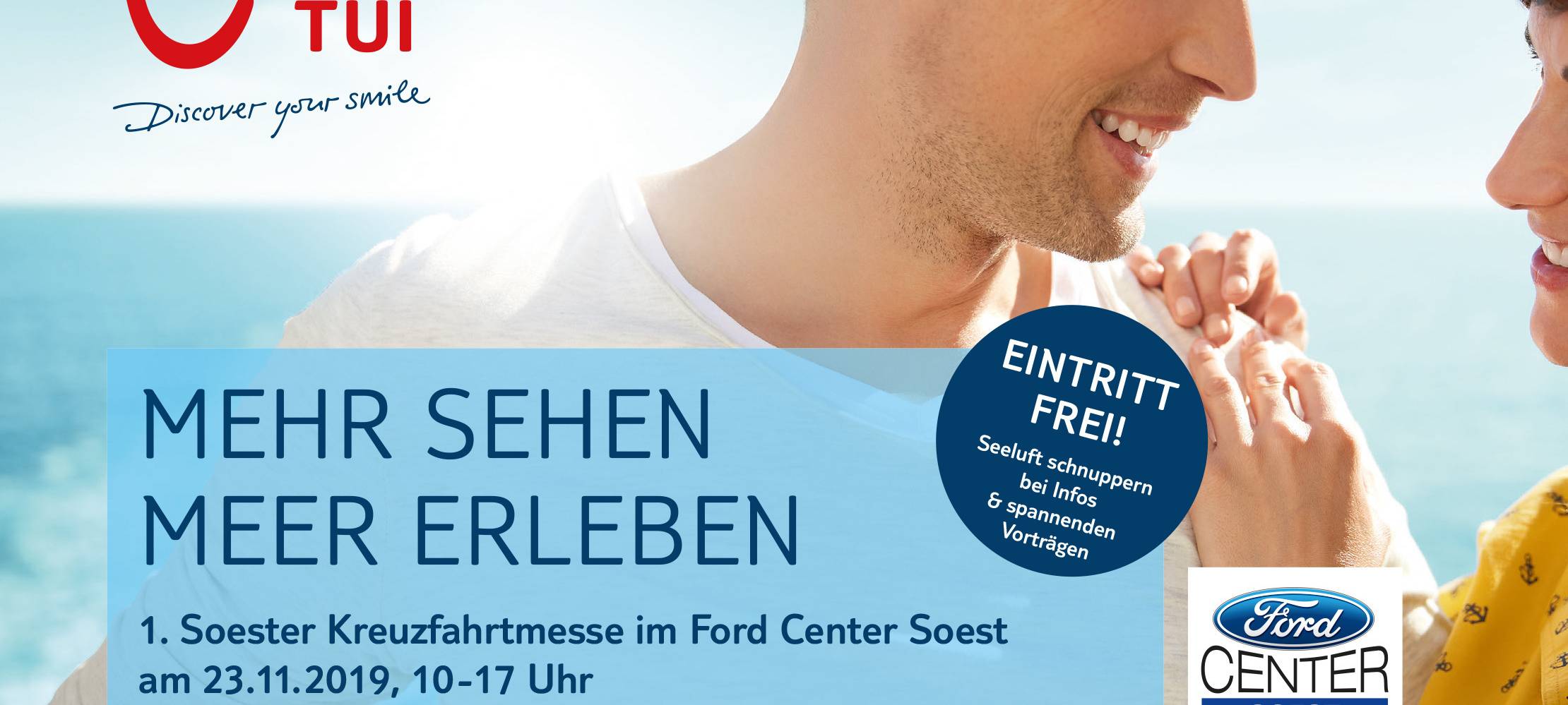 1. Soester Kreuzfahrtmesse im Ford Center Soest made by TUI in Soest