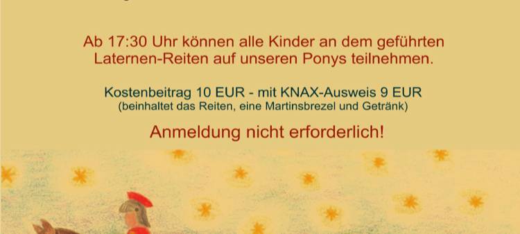 Laternen-Reiten