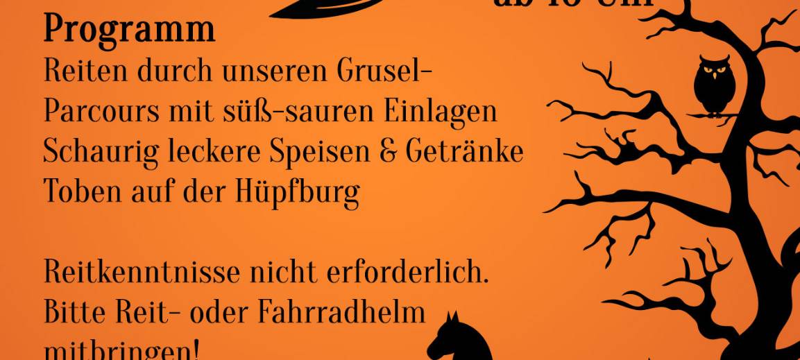 Halloweenreiten