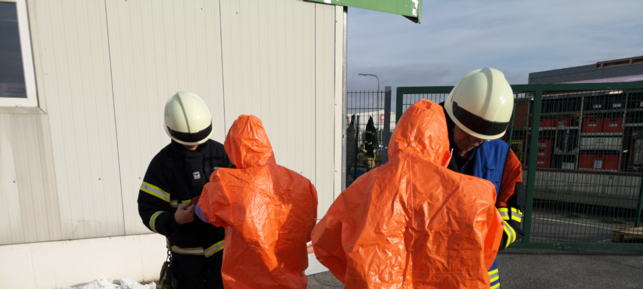 Gasalarm - Feuerwehreinsatz in Geseke