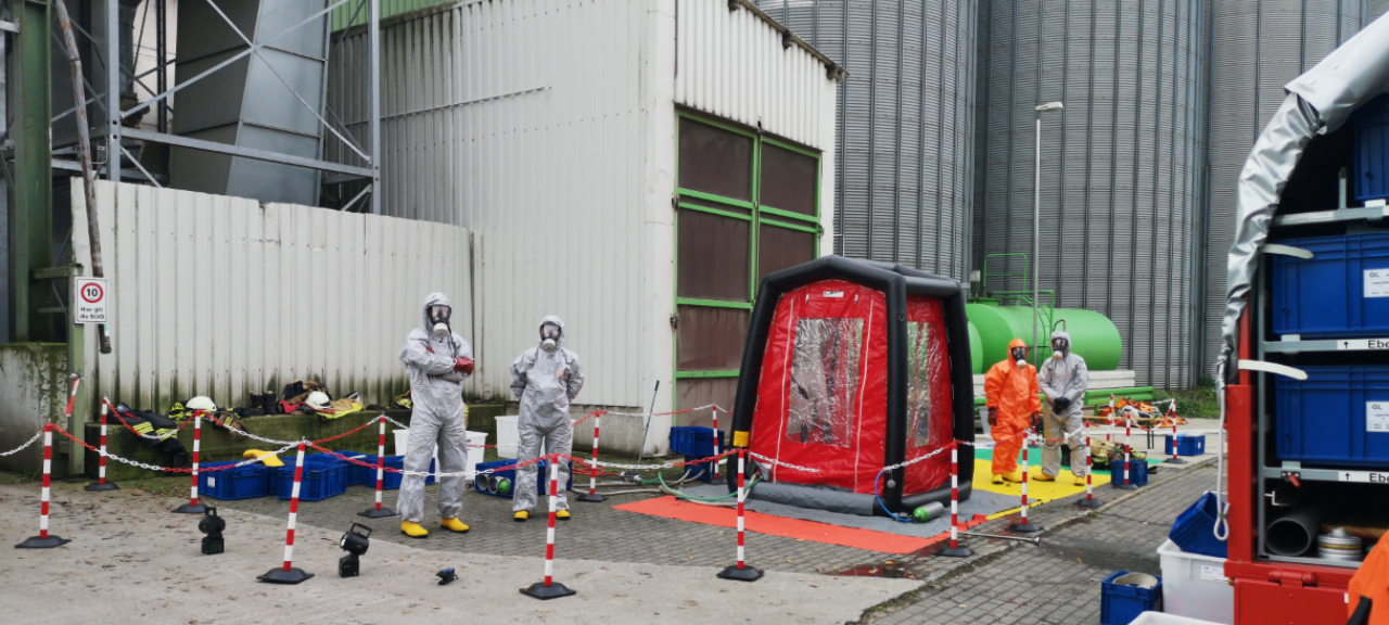 Gasalarm - Feuerwehreinsatz in Geseke