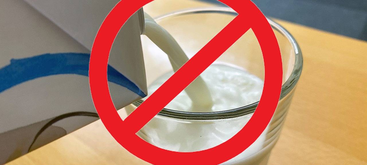 Milch- und Toastrückruf