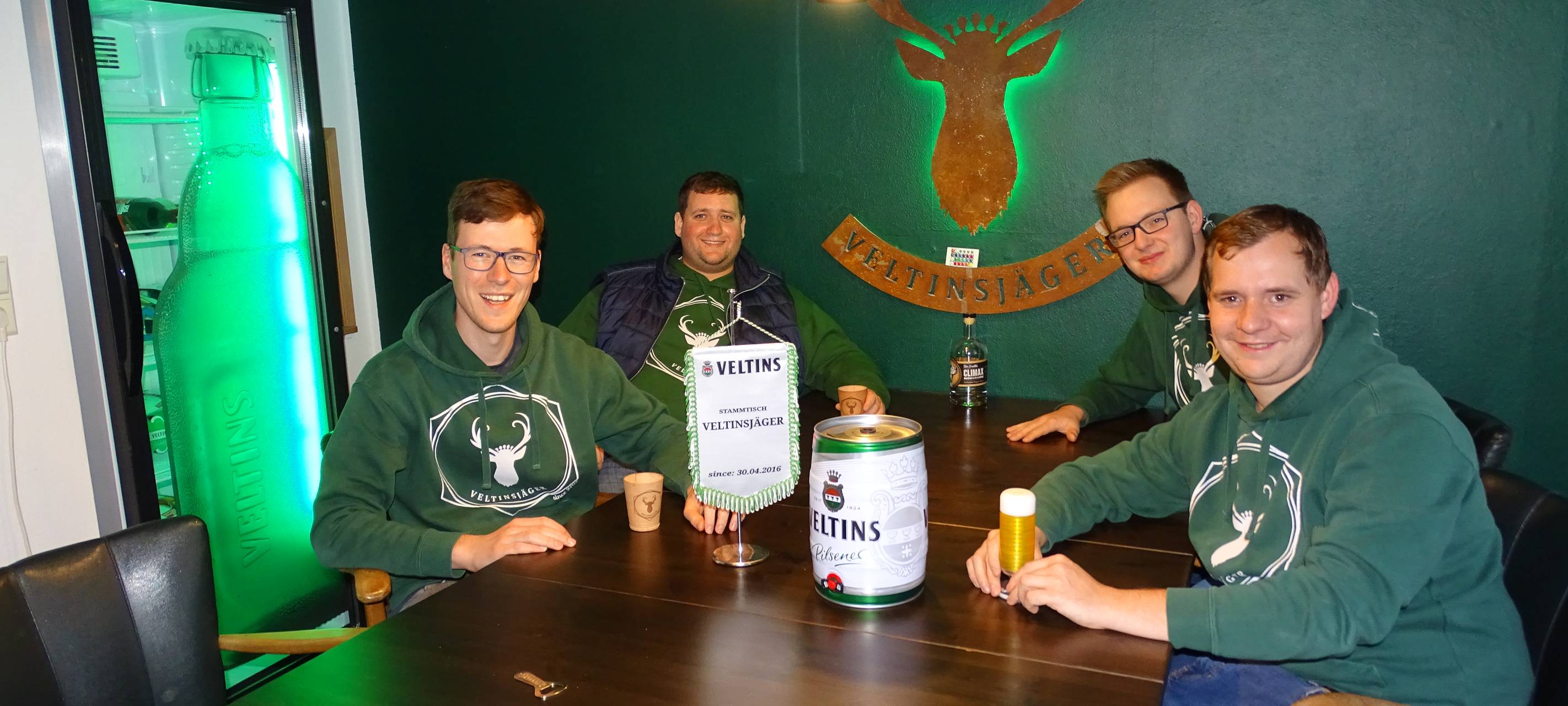 Der Stammtisch "Veltinsjäger"