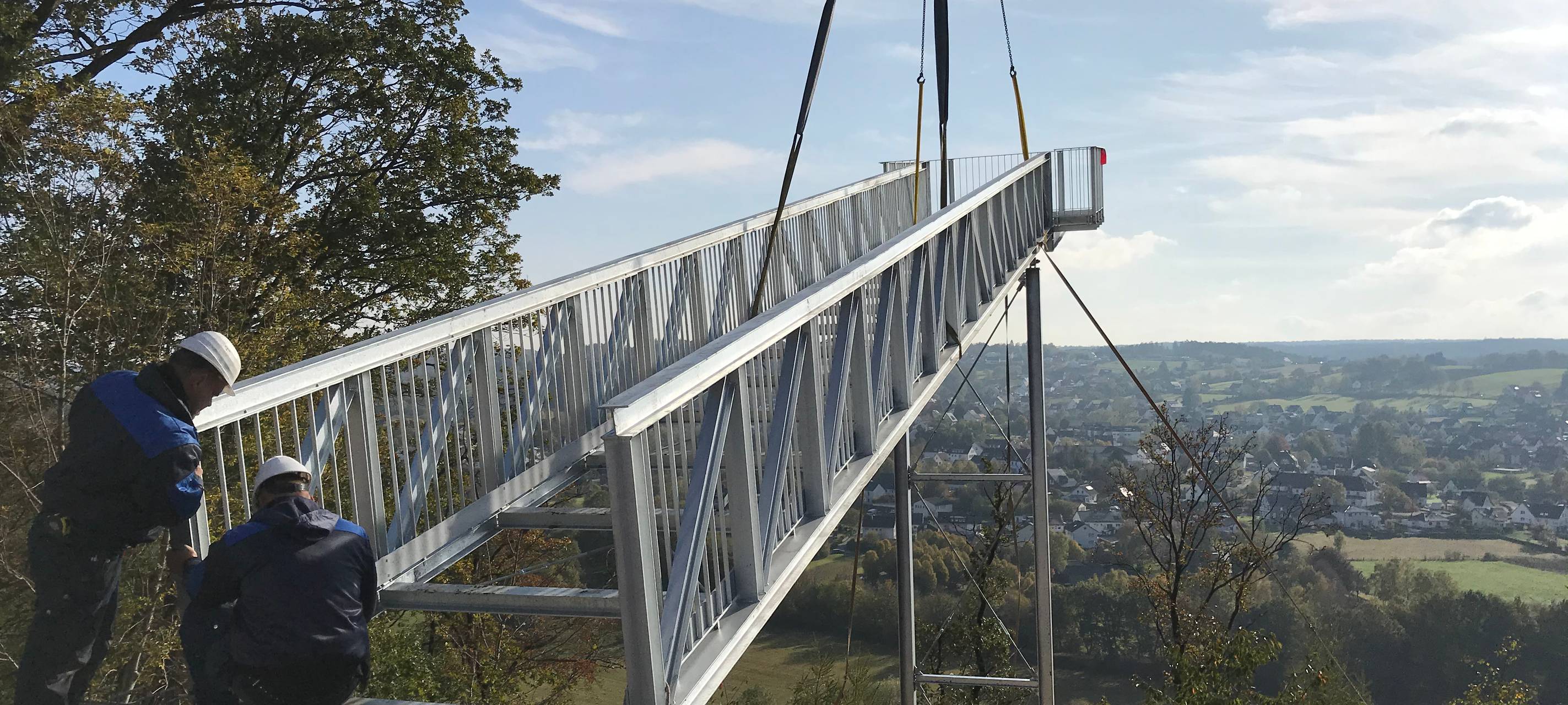 Aussichtsplattform zwischen Niederbergheim und Allagen