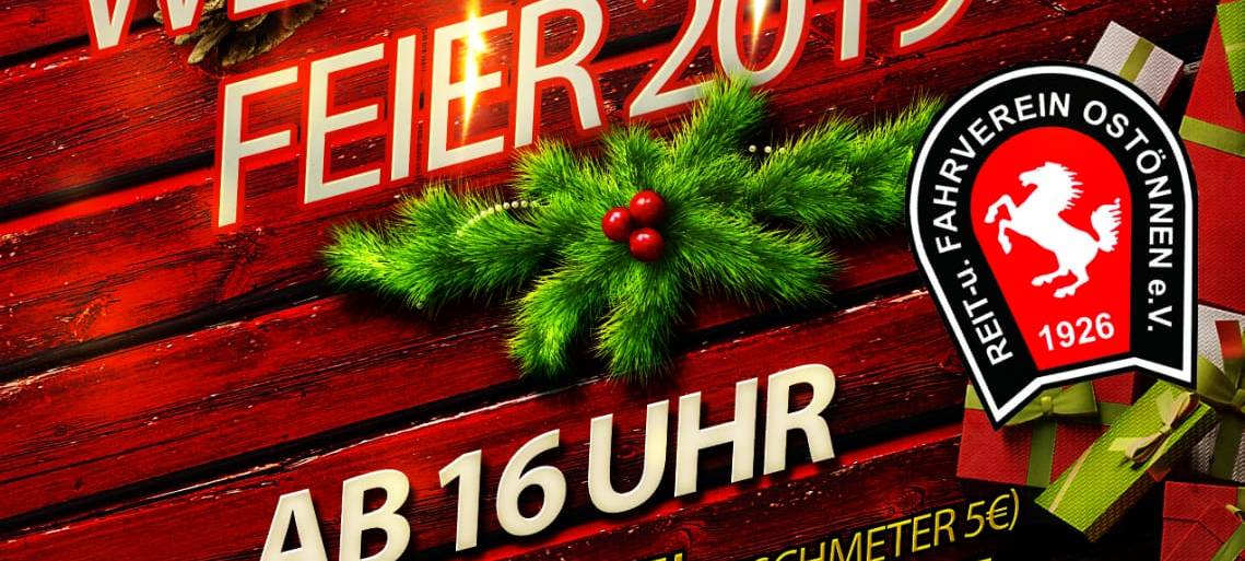 Weihnachtsfeier in der Reithalle in Ostönnen