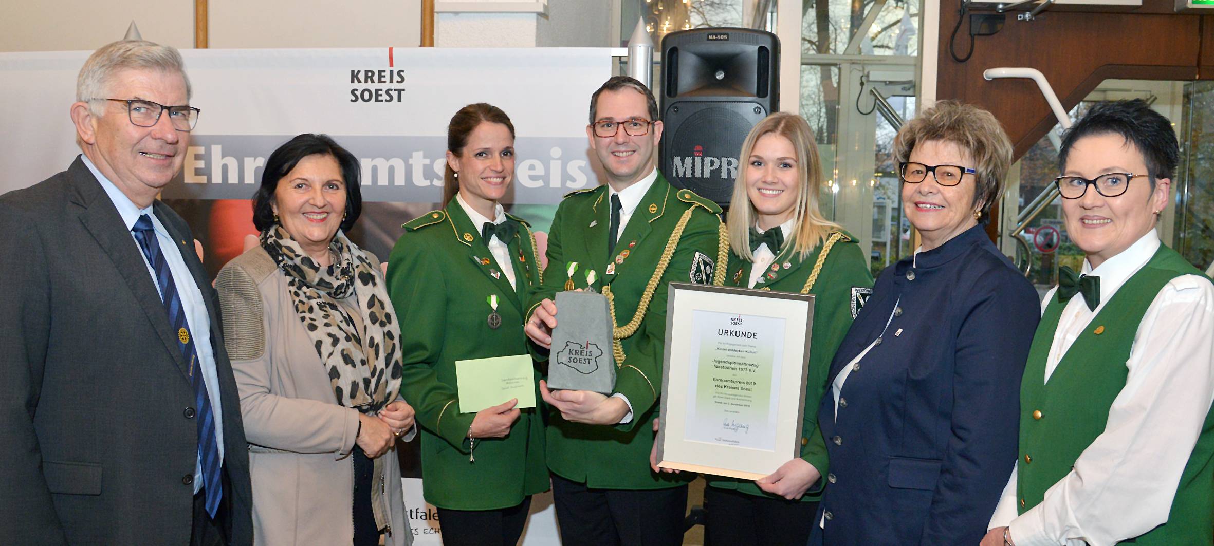 Jugendspielmannszug geht ins Rennen um Engagementpreis