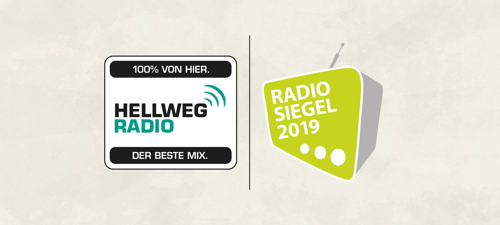 Radiosiegel für Hellweg Radio
