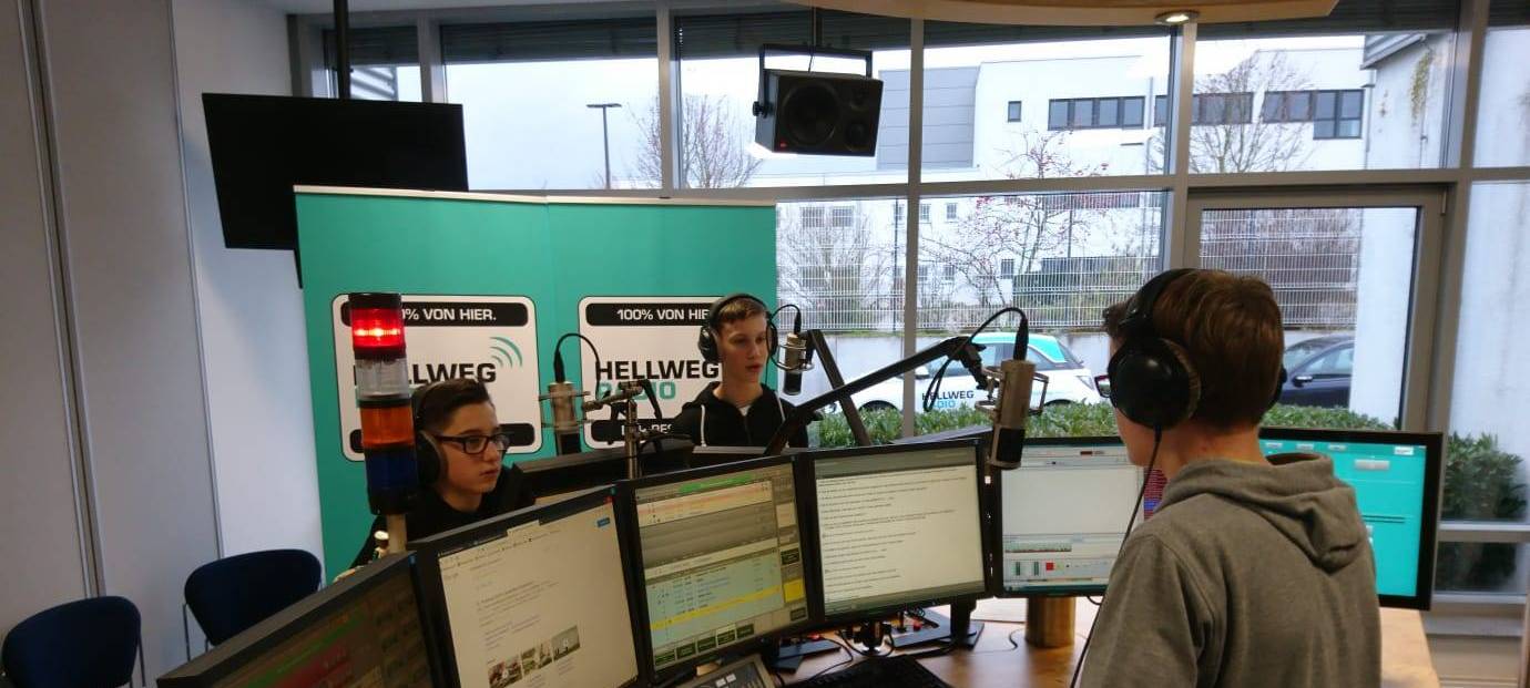 MINT-Schulradioprojekt bei Hellweg Radio