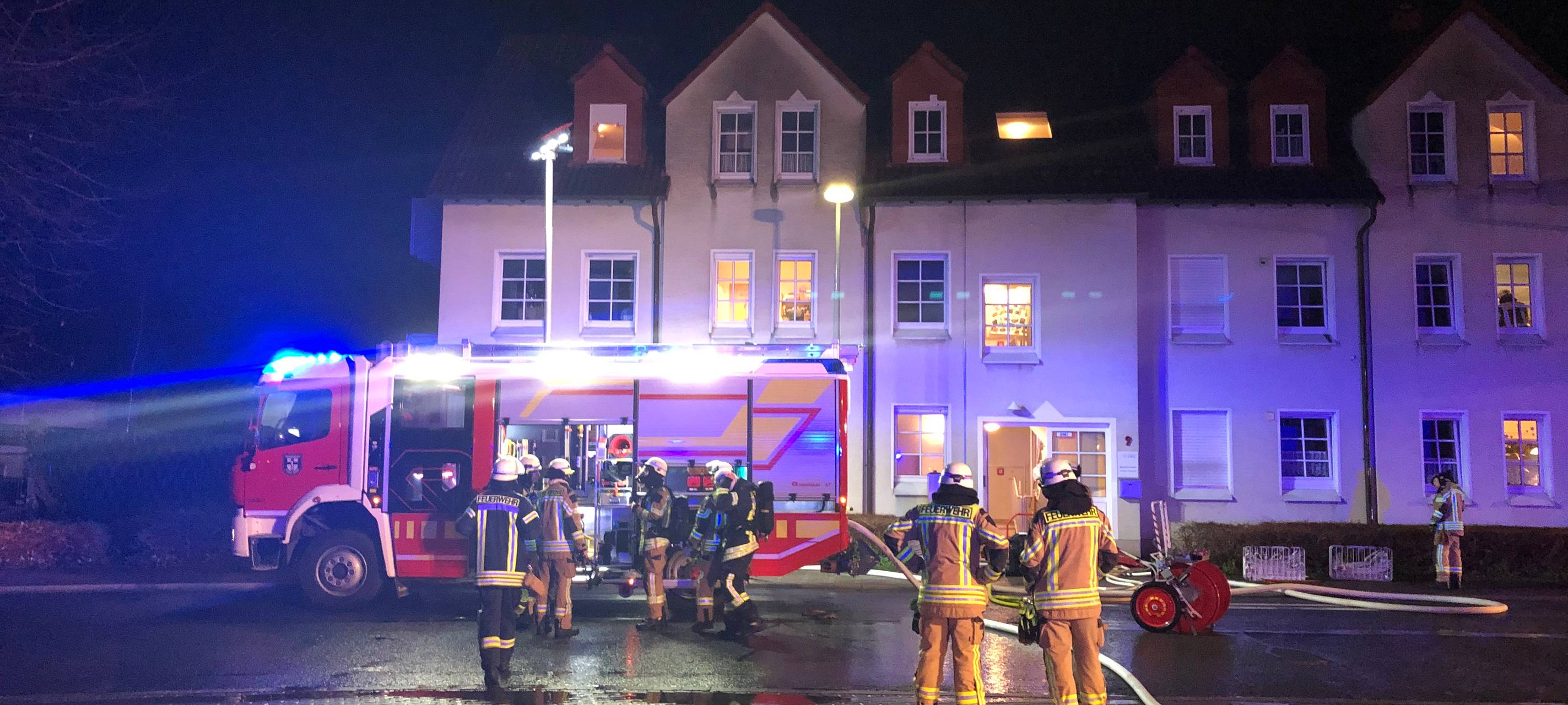 Brand in Werler Wohnheim