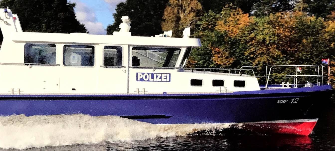 Bundespolizeiübung am Möhnesee