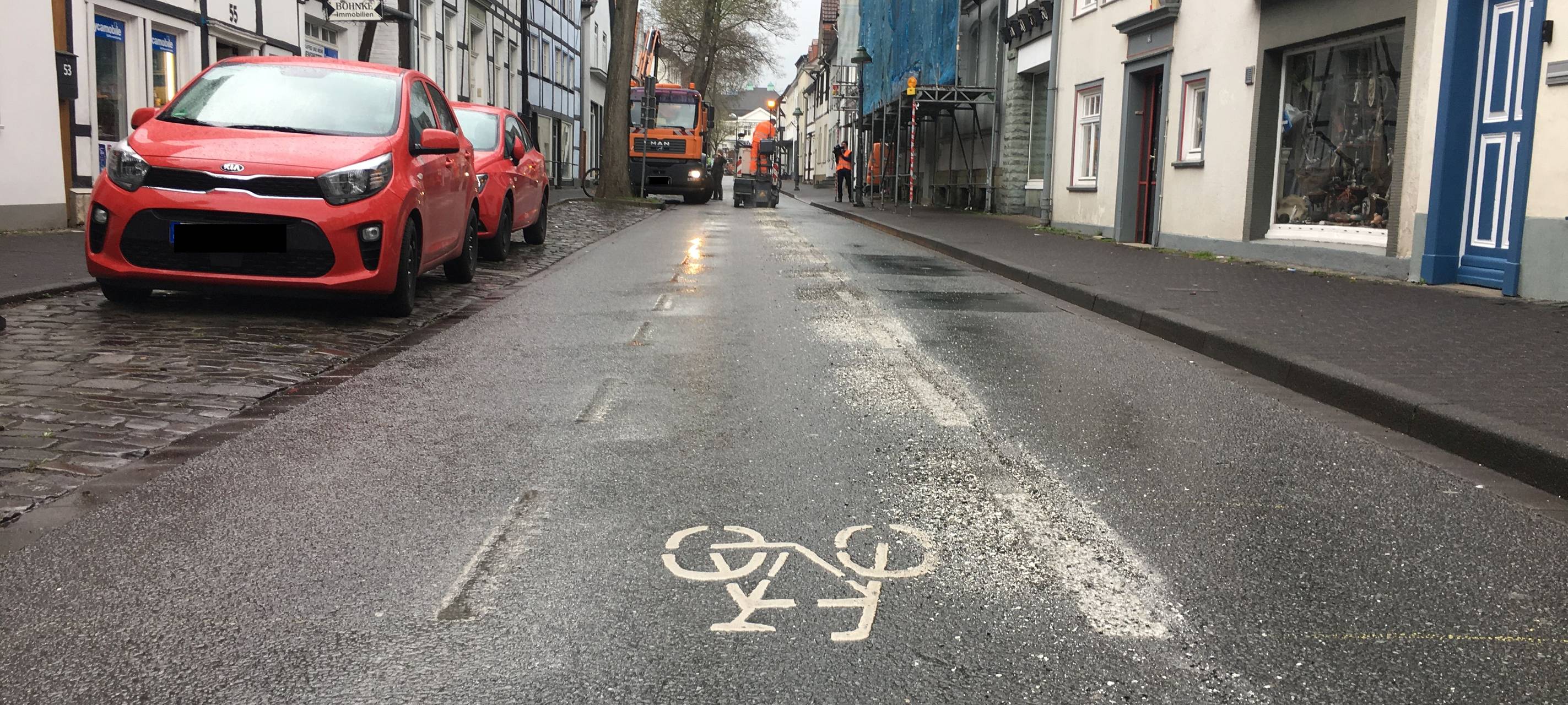 Fahrradfahrer nicht ausreichend sichtbar