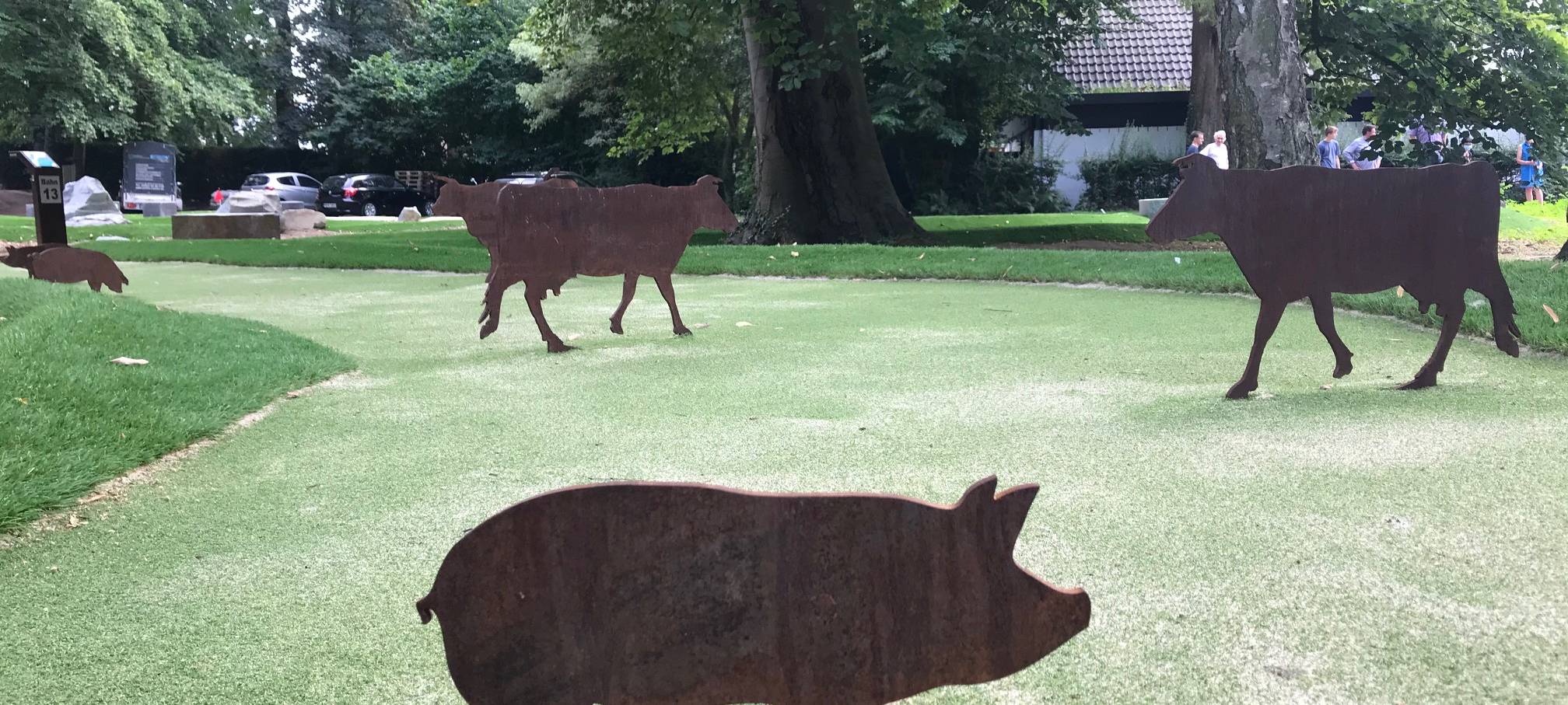 An die Golfschläger, fertig, los!