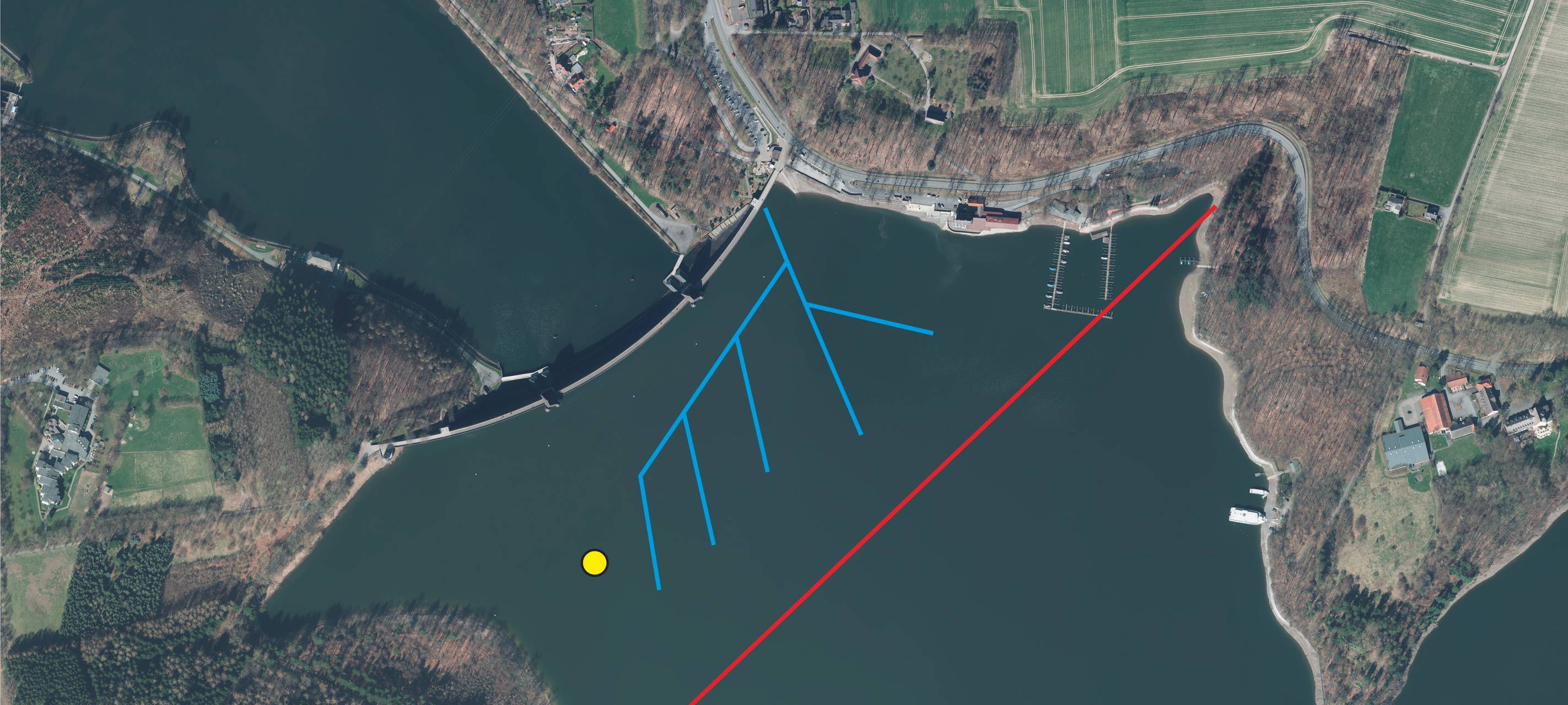 Kein Angeln am Möhnesee