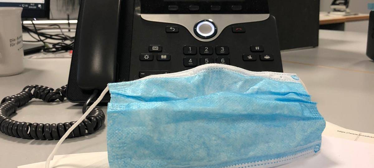 Gegen Maskenpflicht am Arbeitsplatz