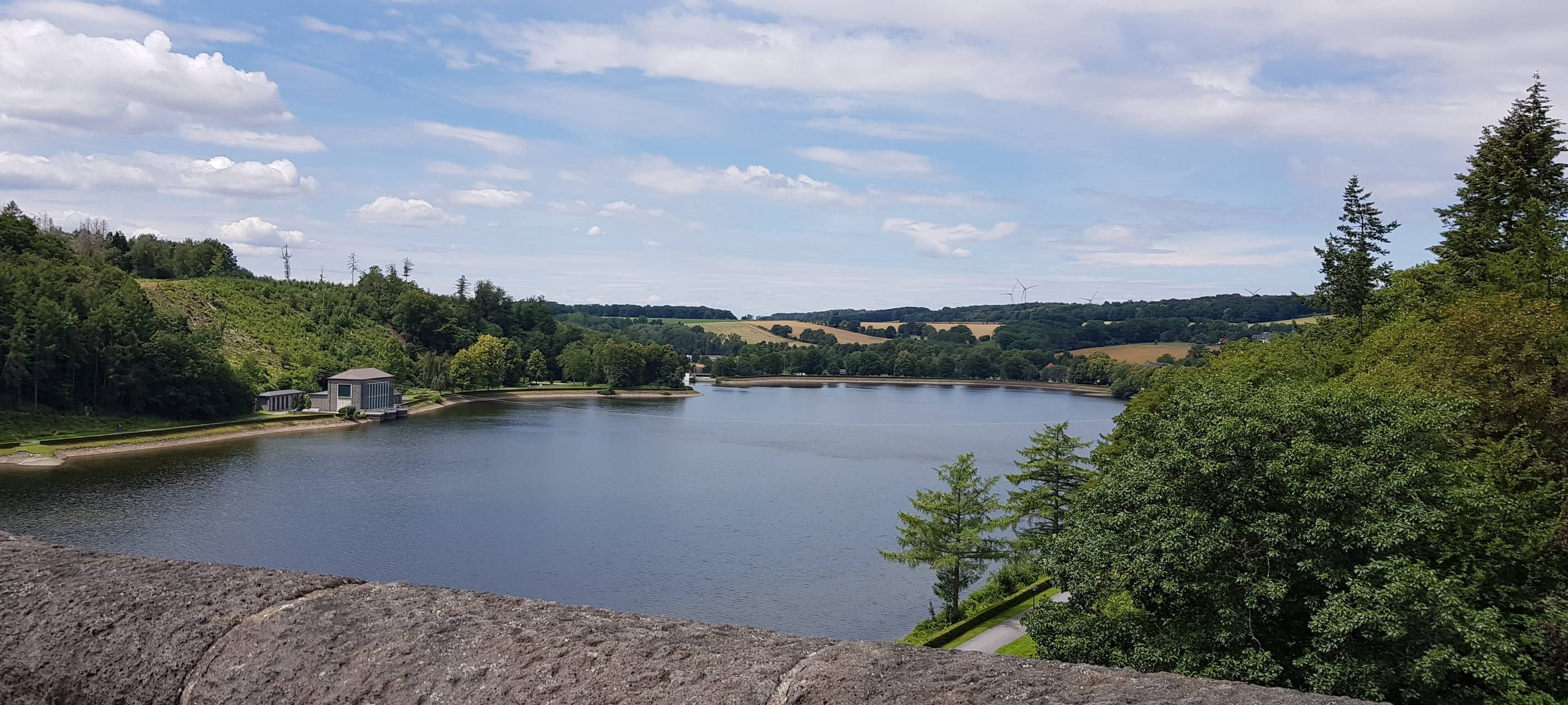 Bauarbeiten am Möhnesee