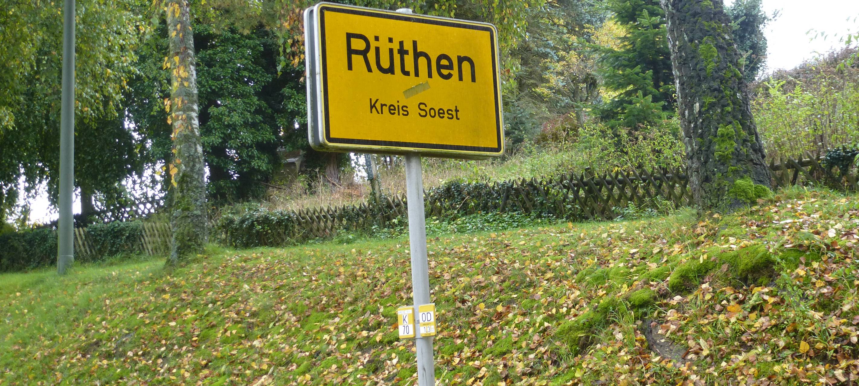 Bahnhofstraße in Rüthen gesperrt