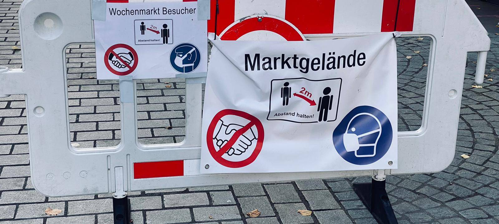 Ordnungsamt kontrolliert Maskenpflicht