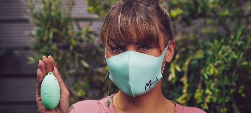 "Maskegg": Erfindung einer Soesterin löst das Aufbewahrungsproblem für Alltagsmasken