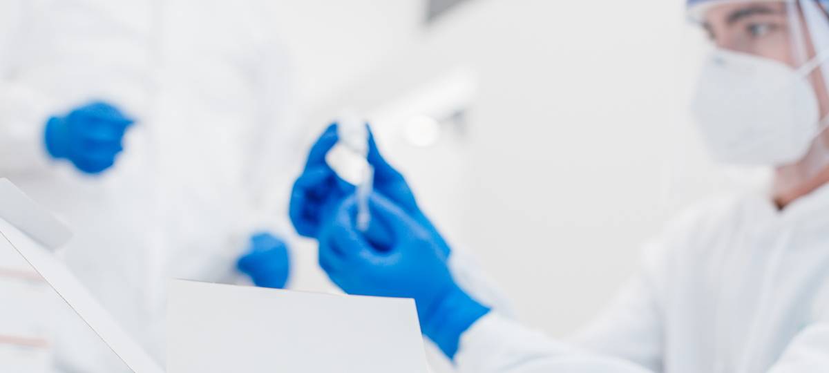 Corona-Schnelltest am Dortmunder Airport