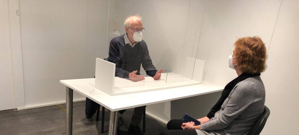 Dankbare und positive Stimmung im Impfzentrum