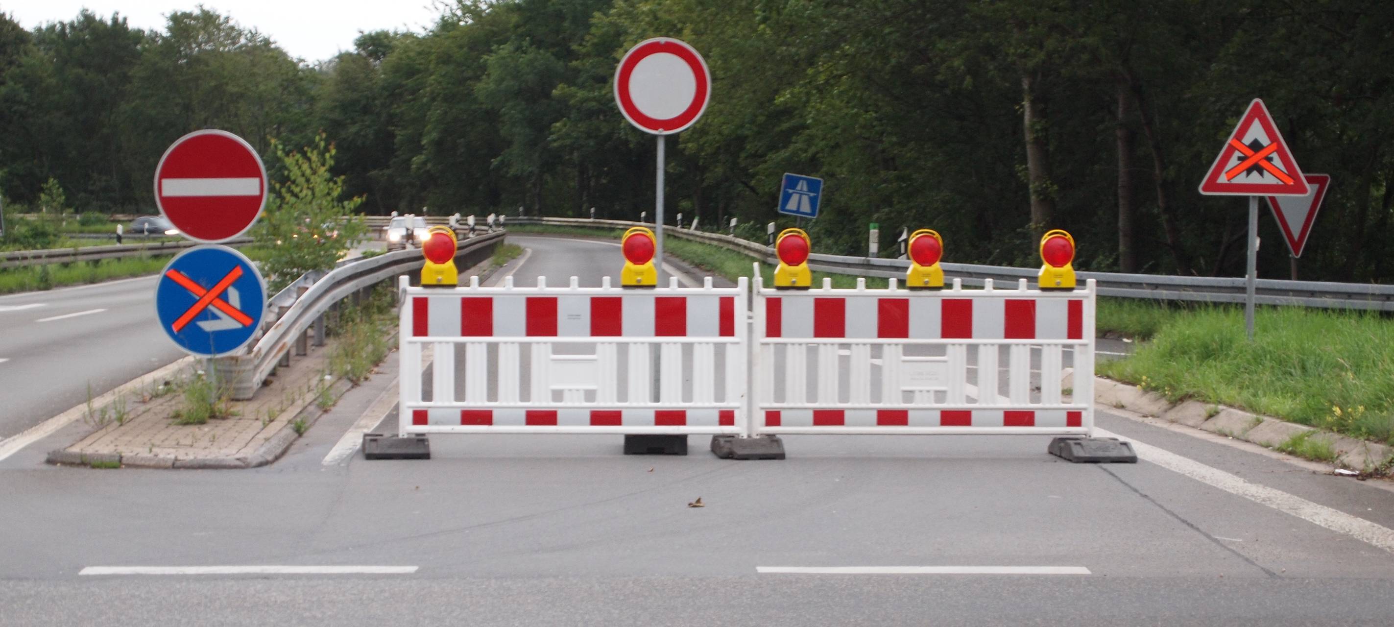 A1 zwischen dem Kreis Soest und Münster gesperrt