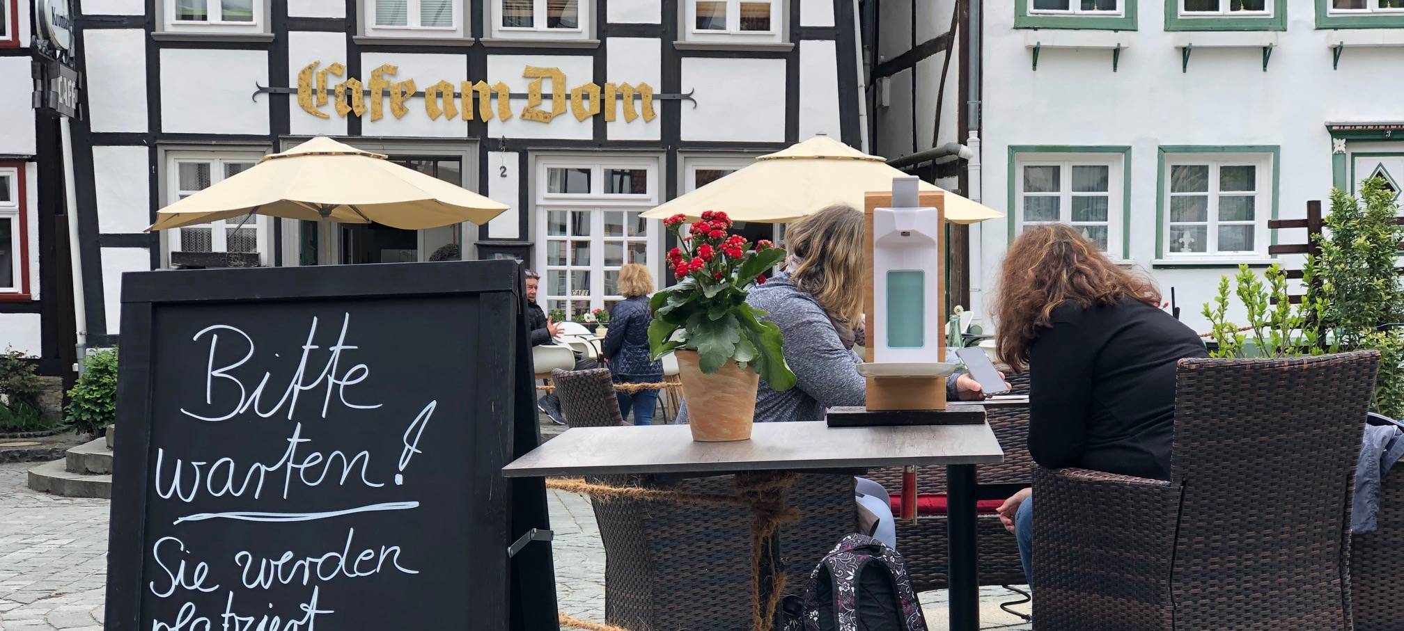 Zahlen niedrig und Außengastro offen im Kreis Soest