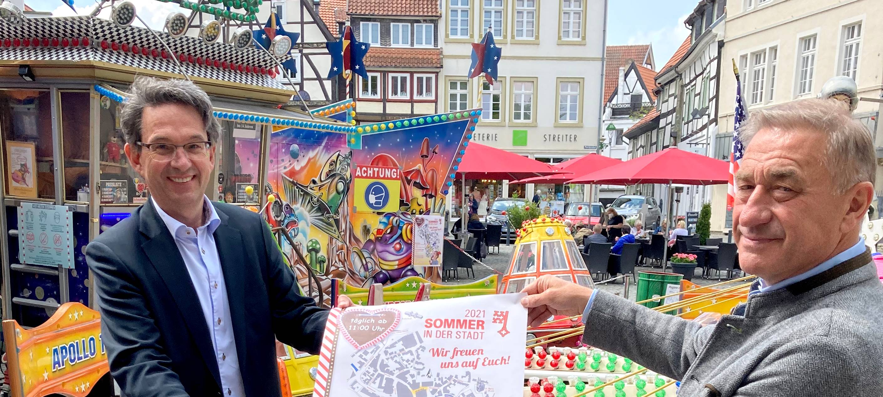 Soest: Schausteller beleben Innenstadt mit Buden und Karussells