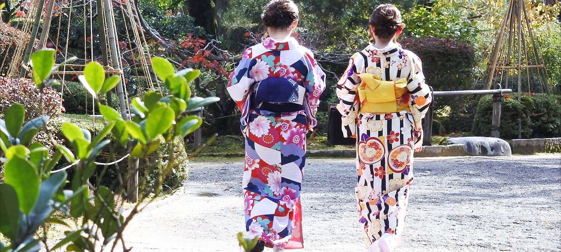 "Hingucker" auf japanisch - Kimono-Anprobe für alle