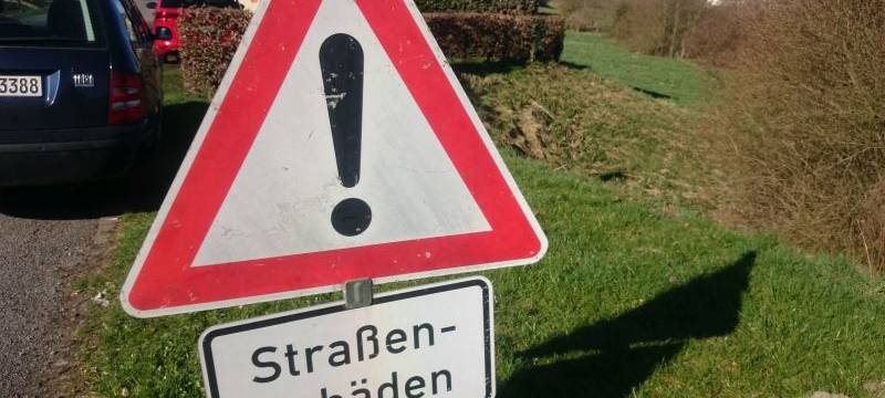 Straßensperrung zwischen Ense Vierhausen und Werl