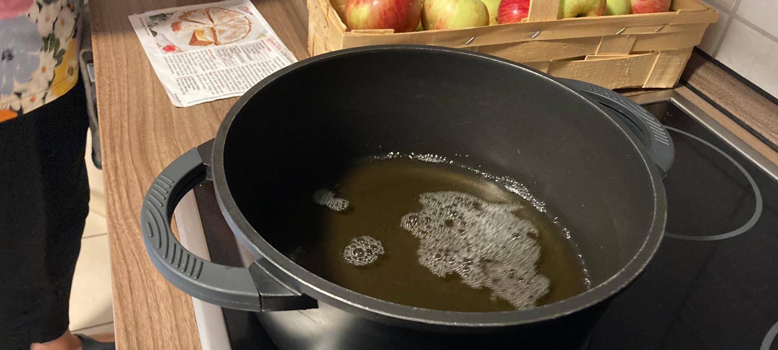 Apfelkuchen backen mit Hörerin Angelika