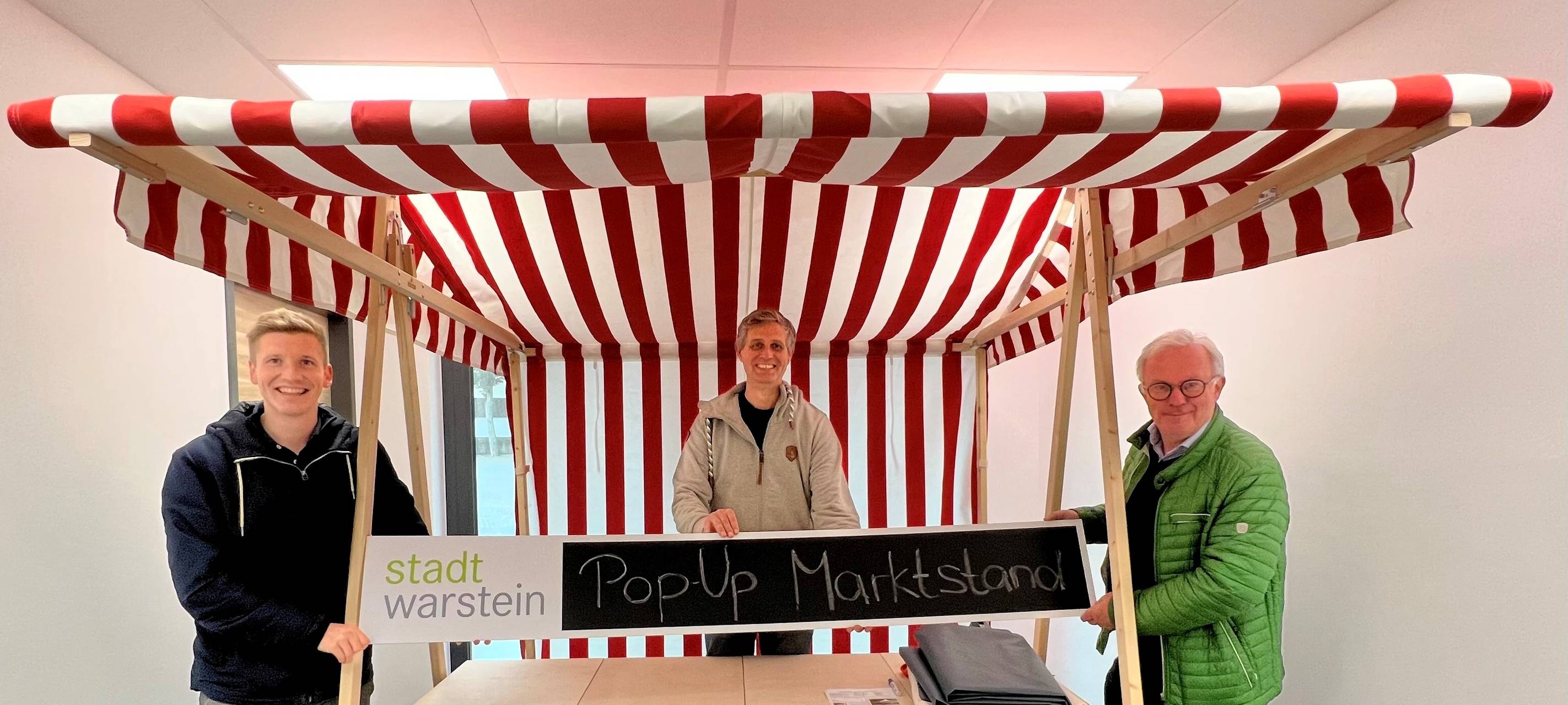 Pop-Up Marktstände in Warstein