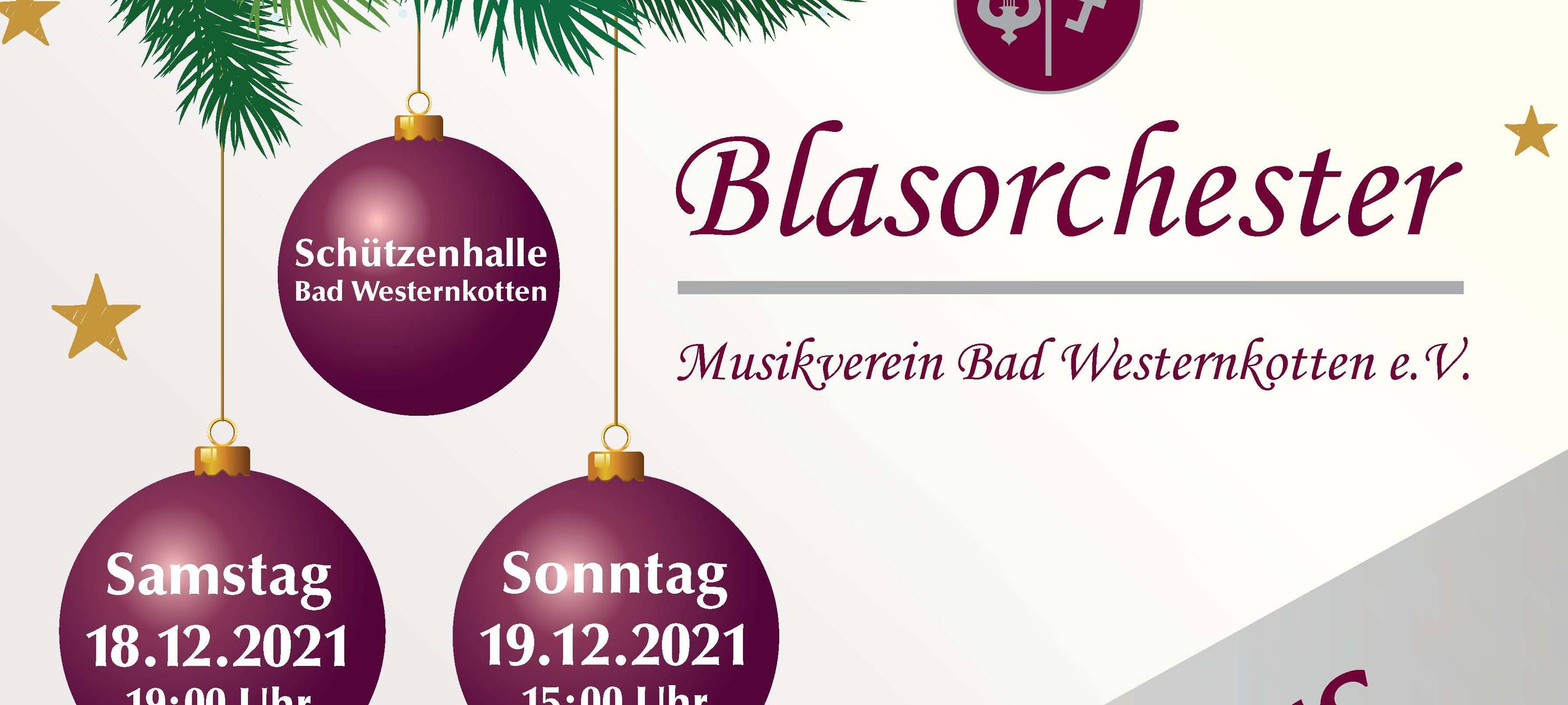 Weihnachtskonzert Blasorchester Bad Westernkotten