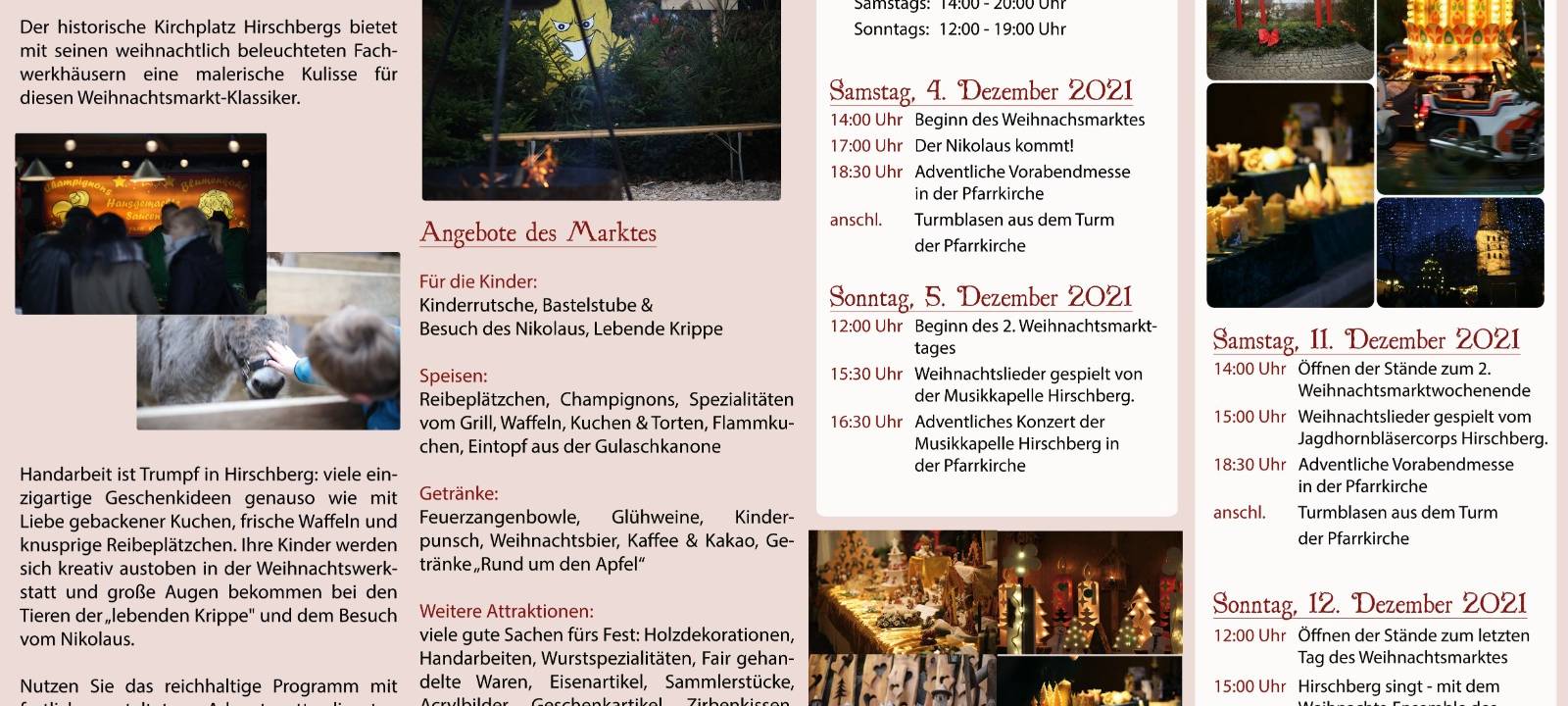 Hirschbergs Romantischer Weihnachtsmarkt