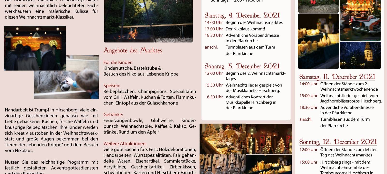 Hirschbergs Romantischer Weihnachtsmarkt