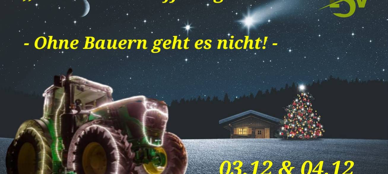 Landwirte bringen Weihnachtsstimmung