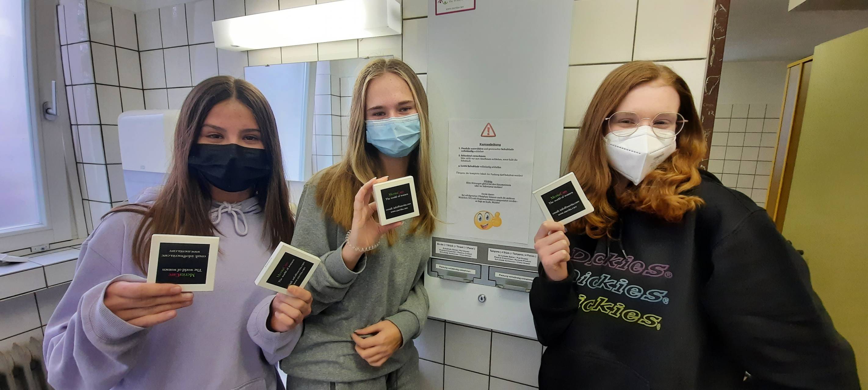 Hygieneautomat am Evangelischen Gymnasium in Lippstadt